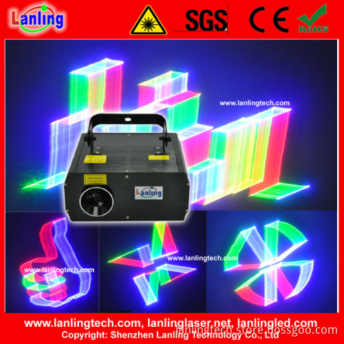 1000mw RGB Animation 3D Laser Stage Light